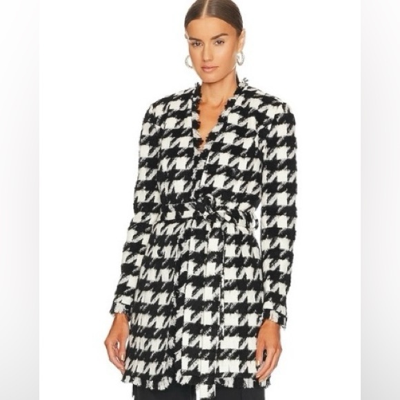 L'AGENCE Houndstooth Coat - Picture 4 of 6